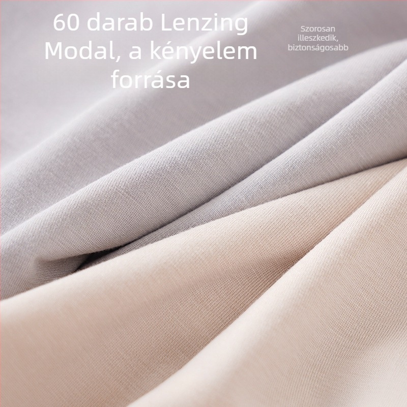 Plusz méretű női magas derekú alsónemű, Lenzing Modal, 60-count, Mulberry selyem gusset-szövet, kiterjesztett ágyék, háromszög fazonú alsónadrág, lélegző és kényelmes