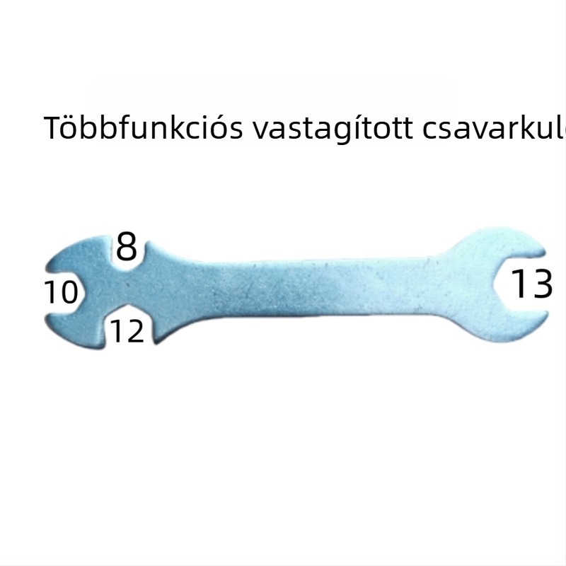 Kétfejű kézi szerelőkulcs lemezek rögzítéséhez és lenyomáshoz, méretek 8-10-12-13