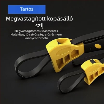 Többcélú kézi eszköz univerzálisan állítható üvegbontóval, autójavításhoz használt gumírozott csavarbehajtó és övkulcs