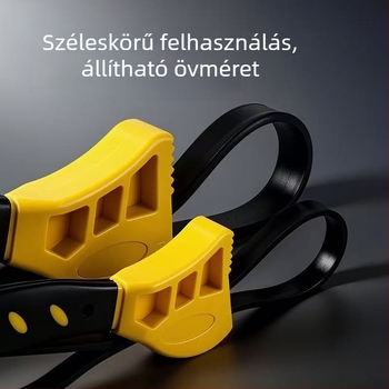 Többcélú szalagkulcs állítható üvegnyitóval és gumírozott autójavító szerszámmal – kézi eszközök