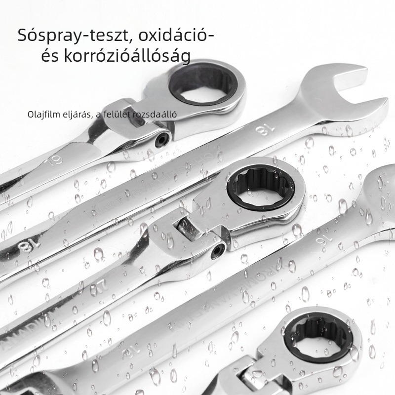 Forgófejű kattintókulcs, kétirányú, kézi szerszám autójavításhoz