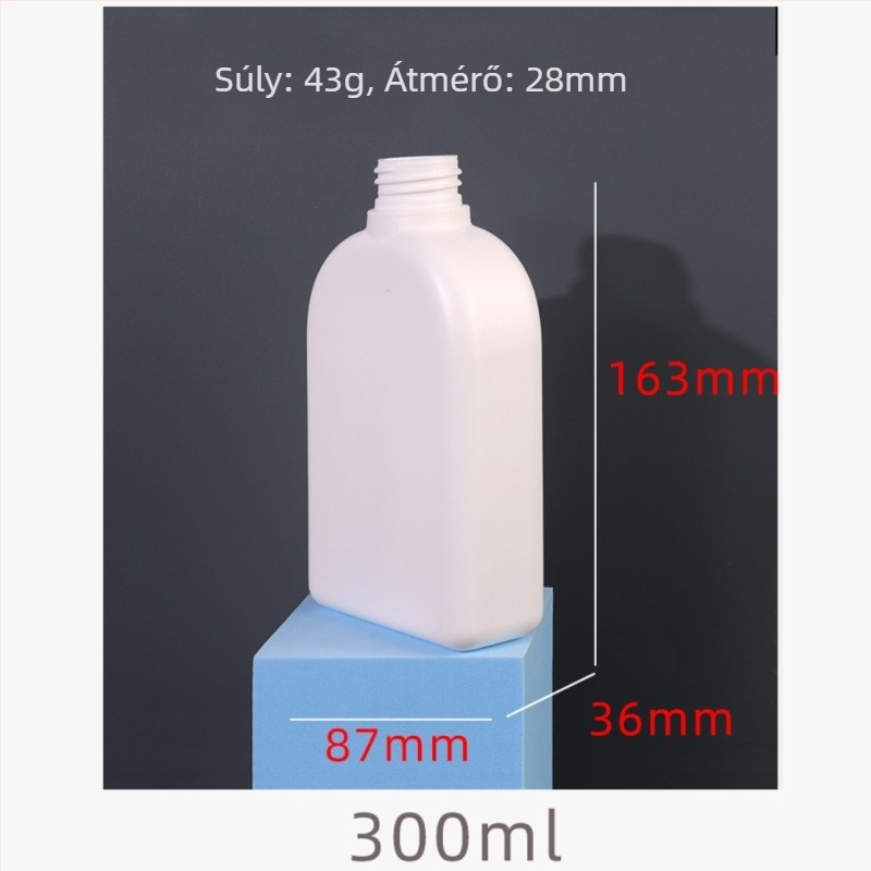 300 ml opál PE palack intim ápoló folyadékhoz pumpával
