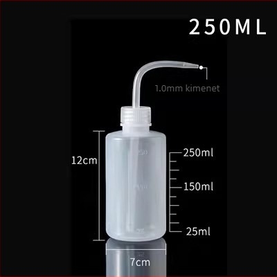 250 ml-es pigmentöblítő üveg mikrobladinghez és szemhéjvonalhoz