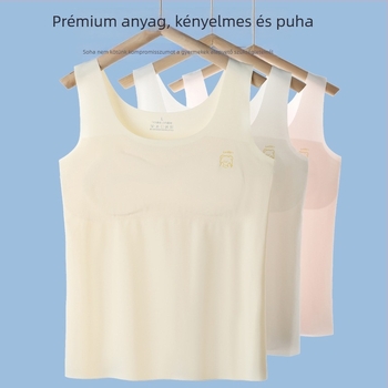 9–13 éves lányoknak légáteresztő nyári mellény ice-silk anyagból