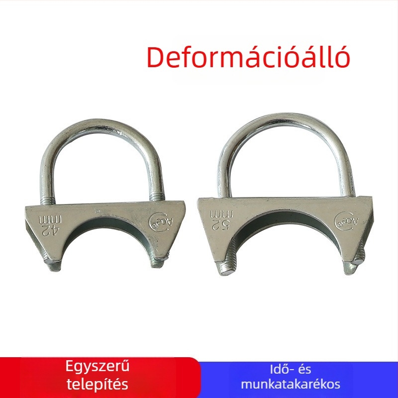 Galvanizált kipufogócső bilincs, Ø26 mm