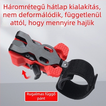 Villanyszerelő öv hordozható szerszámtartóval, gyors rögzítés a derékon, fém tartó