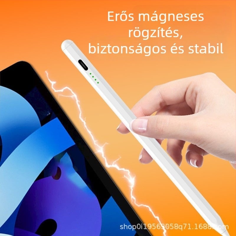 Aktív kapacitív stylus iPadhez — rajzhoz, íráshoz és játékokhoz