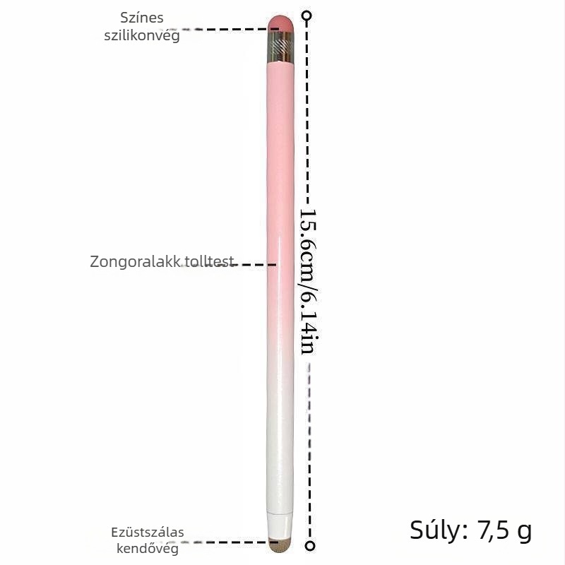 Gradient színű kettős fejű stylus okostelefonokra és táblagépekre – kapacitív rajz stylus