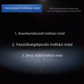 Lágyindító kapcsoló nagy teljesítményű szerszámokhoz, kompatibilis 180/230 mm-es szögcsiszolókkal és barázdázó gépekkel