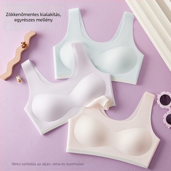 Nylon melltartó vest-stílusban lányoknak, 12–15 éveseknek, légáteresztő és kényelmes