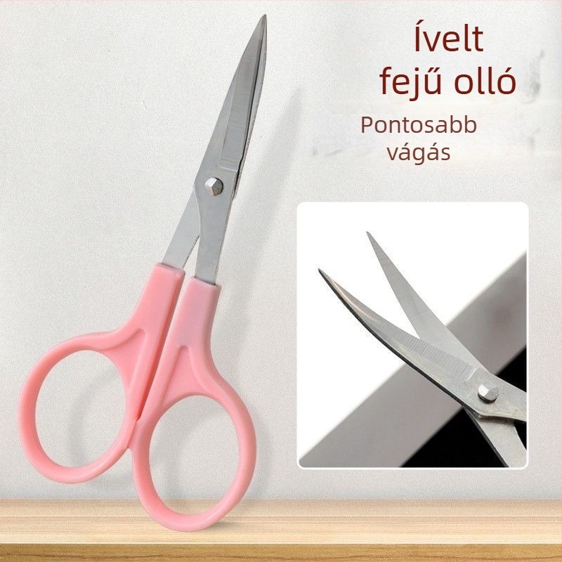 Görbe hegyű hímzőolló kézi hímzéshez és keresztszemes varráshoz