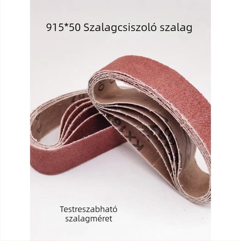 Alumínium-oxid csiszoló szalag, 762×25 mm, kör alakú