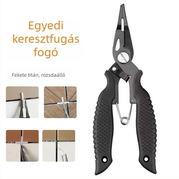Fejlesztett keresztcsapos fogó a csempék fuggainak eltávolítására – eszköz, amely nem károsítja a csempéket