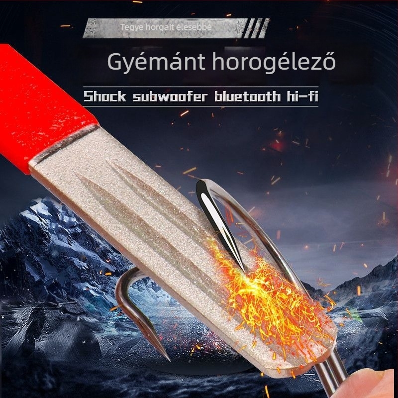 Gyémántos horogélező – horogfájl és élező kő horgászathoz