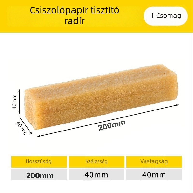 Kétszárnyú skateboard tisztító csiszolópapír radír