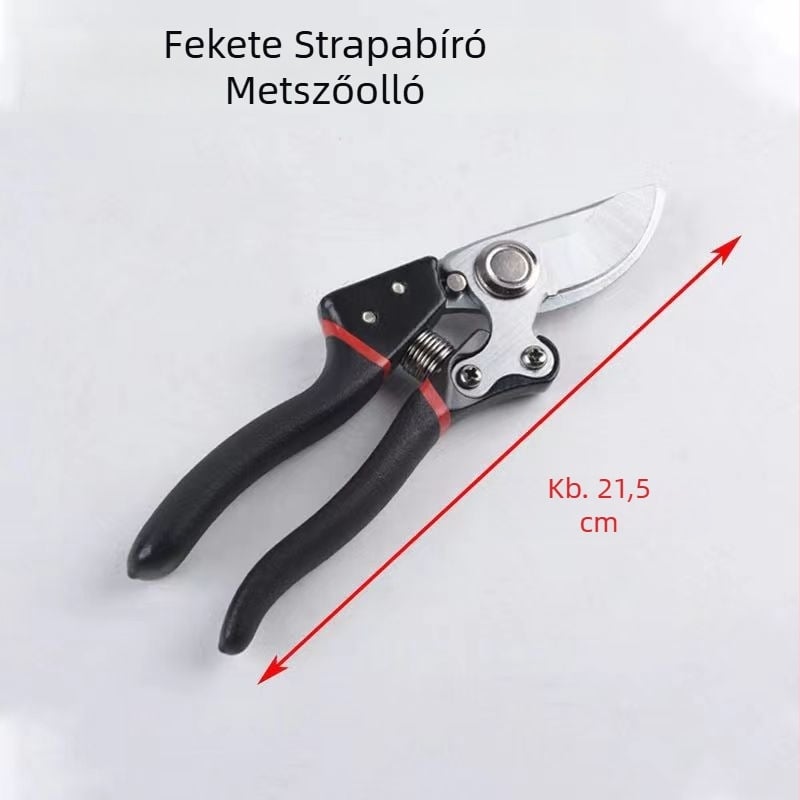 Kültéri, erős, vastag pengéjű metszőolló vastag ágakhoz – kerthez, gyümölcsfákhoz, bonsaihoz és virágokhoz