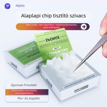 Mijing nano tisztító szivacs okostelefon alaplap tisztításához, OCA ragasztó eltávolító szivacs, kijelző és alaplap tisztítására szolgáló pamutgolyó