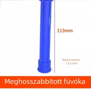 Sobo pneumatikus lemezragasztópisztoly, kis menet hosszabbító adapterrel, belső- külső menetátalakító, szilikonpisztolyhoz illeszkedő fúvóka