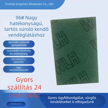 96# Kiváló teljesítményű tisztító kendők éttermi és ipari felhasználásra, nylonrost + emery, 8698-as sorozat, mikroszálas gyémánt abrazív