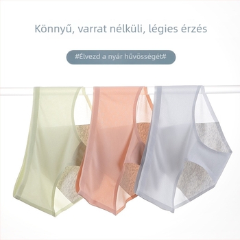 Jégselyem női menstruációs bugyi, szivárgásmentes, légáteresztő, pamut intim zóna, menstruációs fehérnemű