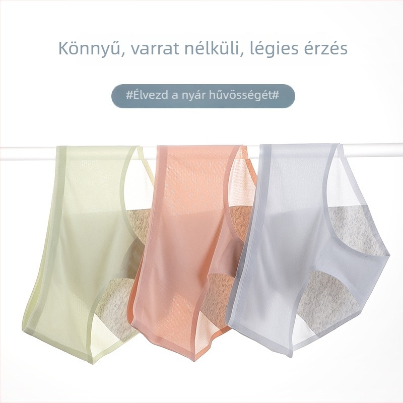 Jégselyem női menstruációs bugyi, szivárgásmentes, légáteresztő, pamut intim zóna, menstruációs fehérnemű