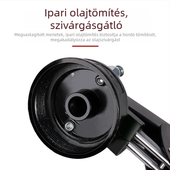 Kézi zsírzópisztoly átlátszó injektorral, magas nyomású; ásókhoz és rakodógépekhez; kompakt, egy- és kétszeres működtetésre