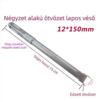 Willida Négyszögletes nyelű ötvözött fúrófejek és vésők kalapácsos fúráshoz – beton és téglafalakhoz
