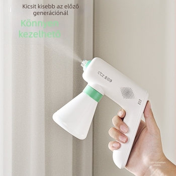 CCZ Elektromos háztartási fertőtlenítő spray fegyver, 1 L hipoklórossav belső levegő tisztításhoz