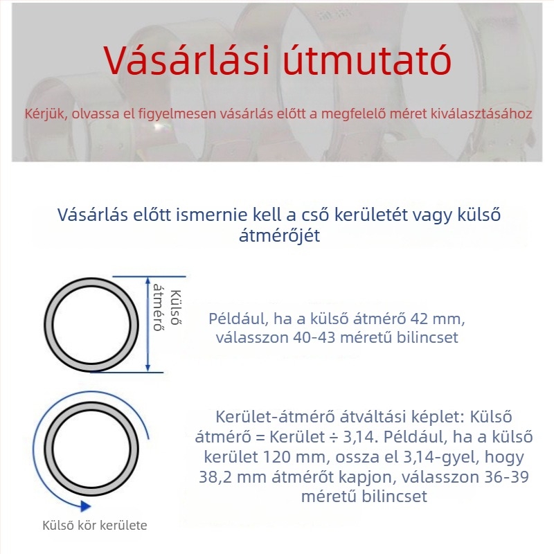 Európai stílusú nehéz teherbírású csőszorító galvanizált vasból, nyitott fejű