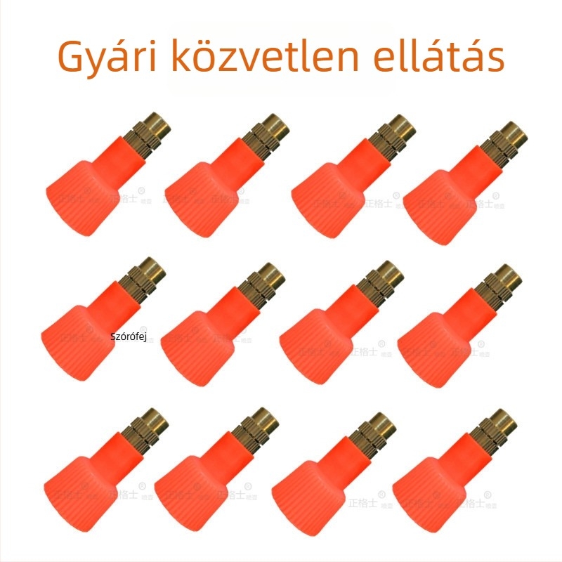 Réz szórófej öntözőkannához – permetezőfej és fedél, kertészeti kiegészítő