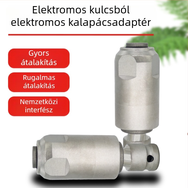 1/2 hüvelykes ütőkulcs átalakító adapter elektromos fúróhoz — négyszögletes fej körkörös tengelyhez, fúrófejek és elektromos szerszám-kiegészítők