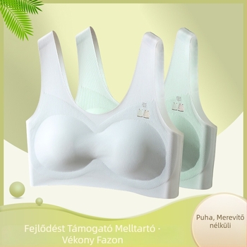 Gyerekeknek készült nylon varrás nélküli ujjatlan top, lélegző