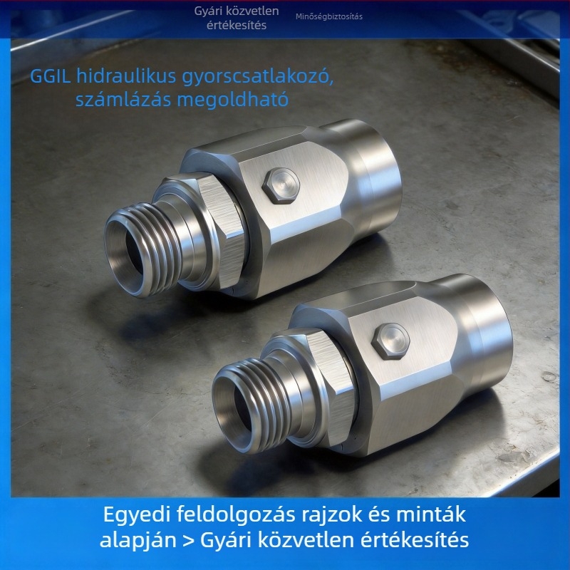 GGIL hidraulikus csatlakozó vízsugár vágógépek fejrészeihez ISO 8434