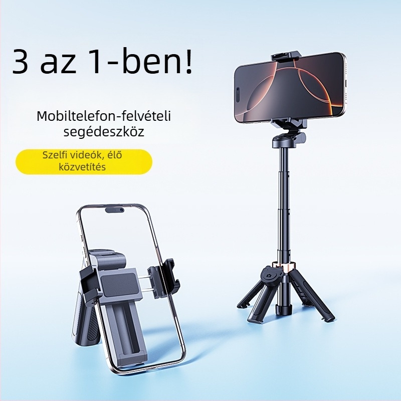 RC25 Mini Hordozható Okostelefon Selfie Bot Négylábú Állvánnyal