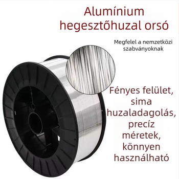 Tiszta alumínium hegesztő huzal ER1070 ER4043 ER4047 ER5356, alumínium-magnézium ötvözet, gázvédett ívhegesztés, átmérő 1,2 mm