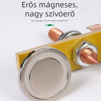 Erős mágneses földelő eszköz lemezjavításhoz, réz földelő csipesz a hegesztéshez, autóipari formázógép, földelő vezeték