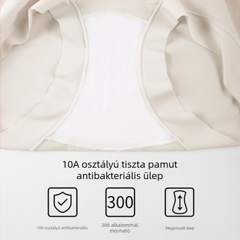 A-kategóriás anyatejes női pamut alsónemű, 100% pamut, Xinjiang hosszú szálú pamut, 60 db, 10A antibakteriális intim rész, magas elasztikájú bugyi