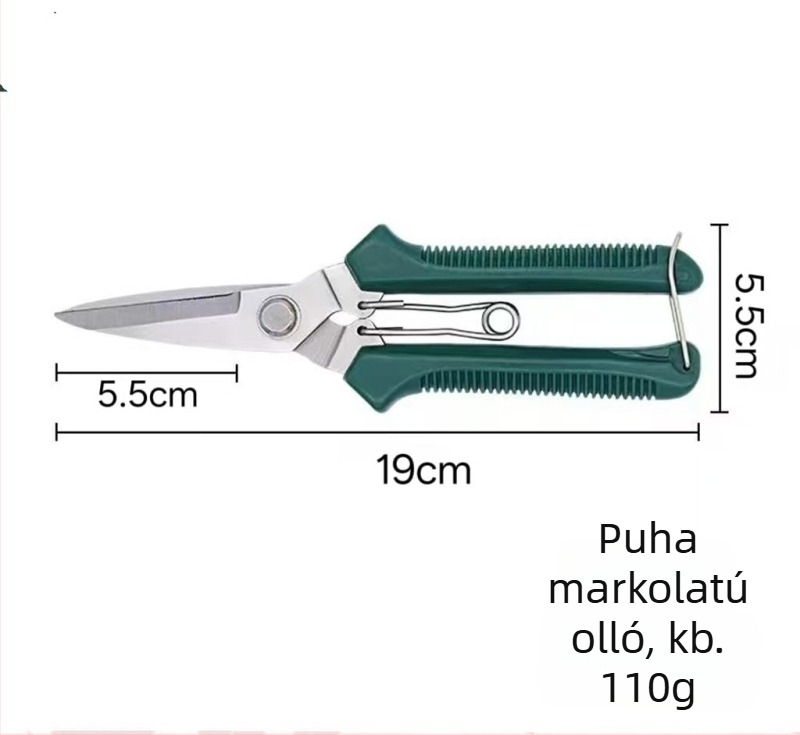Kertészeti és metsző ollók cserepes növények és virágok számára, virágszál olló, háztartási olló, multifunkcionális fém olló