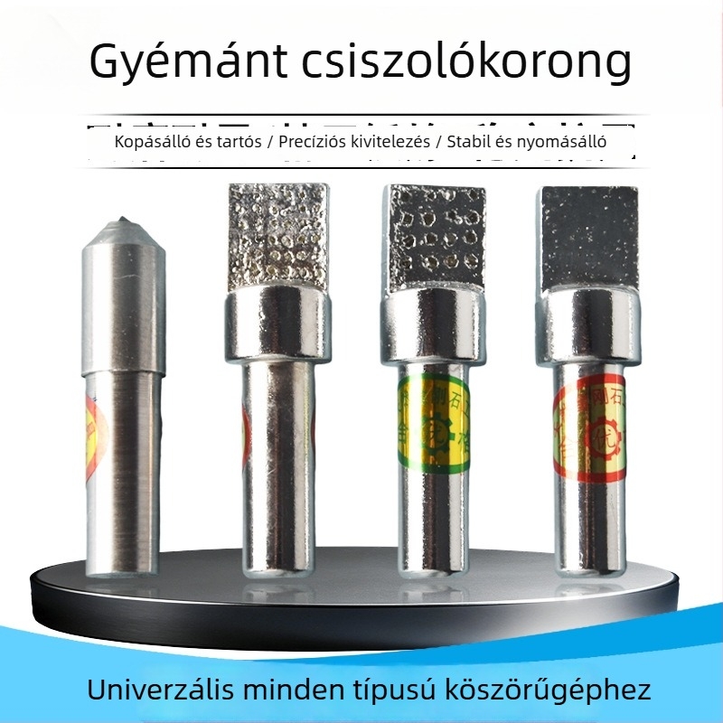 Gyémánt tollal készült csiszolókerék, kézi használat; T-típusú ötvözet négyszög fej a formázáshoz; formázó kés; gyémánt korrekciós maró kő toll; sík fej