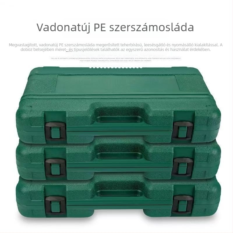 3/4 nehéz pneumatikus dugókulcs-készlet, 26 darab, 1/2–1 hüvelykes meghajtás, autójavítási készlet
