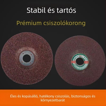 Lu Shark 100 szemcsés csiszolókorongok sarokcsiszolóhoz, gyanta kötésű fémpolírozó korongok, rozsdamentes acélpolírozó korongok