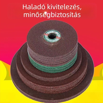 Lu Shark 100 szemcsés csiszolókorongok sarokcsiszolóhoz, gyanta kötésű fémpolírozó korongok, rozsdamentes acélpolírozó korongok