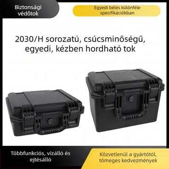 IP67-es hordozható védőtok készülékekhez, ütés- és leesésálló kézi típus, 2030-as sorozat