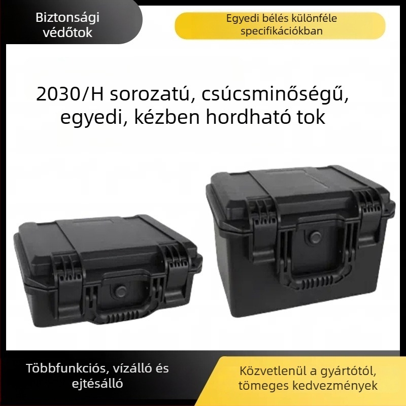 IP67-es hordozható védőtok készülékekhez, ütés- és leesésálló kézi típus, 2030-as sorozat