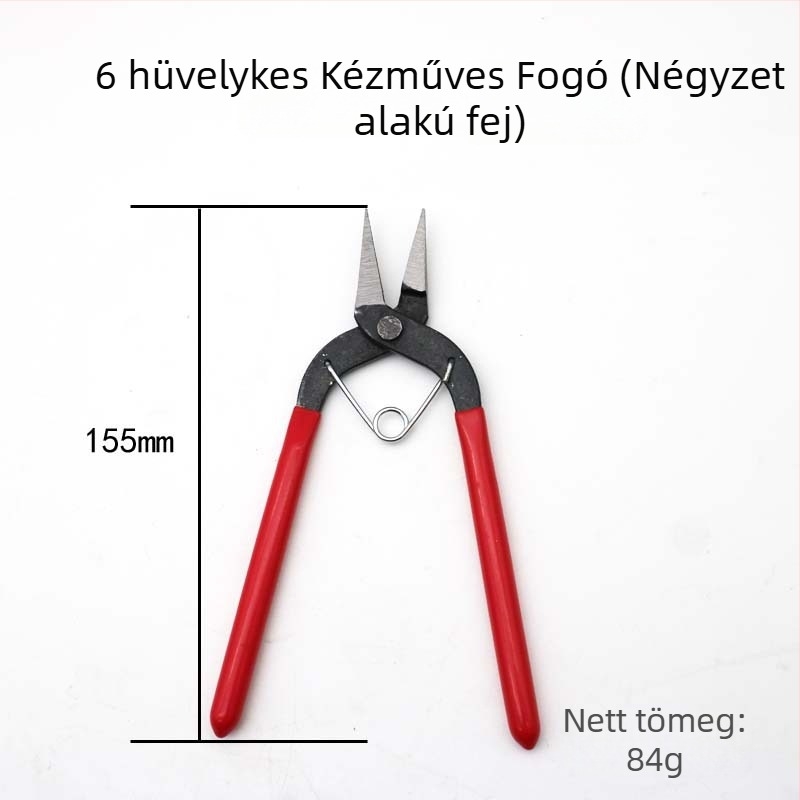 6 hüvelykes DIY ékszerész csipesz készlet: lapos orrú csipeszek, körös orrú csipeszek, gyűrűcsipeszek és hegyes orrú csipeszek