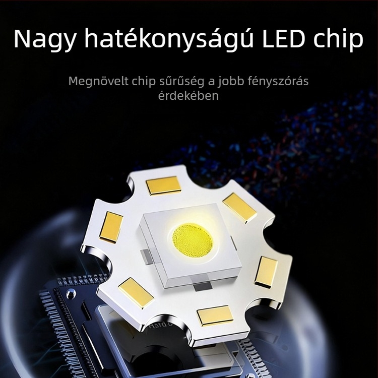 Xingniu Bao LED zseblámpa – nagy fényerejű, hosszú hatótávú, mini otthoni használatra, közvetlen dugaszolású töltés, hordozható vészvilágítás kültérre