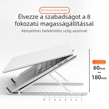 M3 sorozat alumínium ötvözetes laptop állvány hűtőfunkcióval