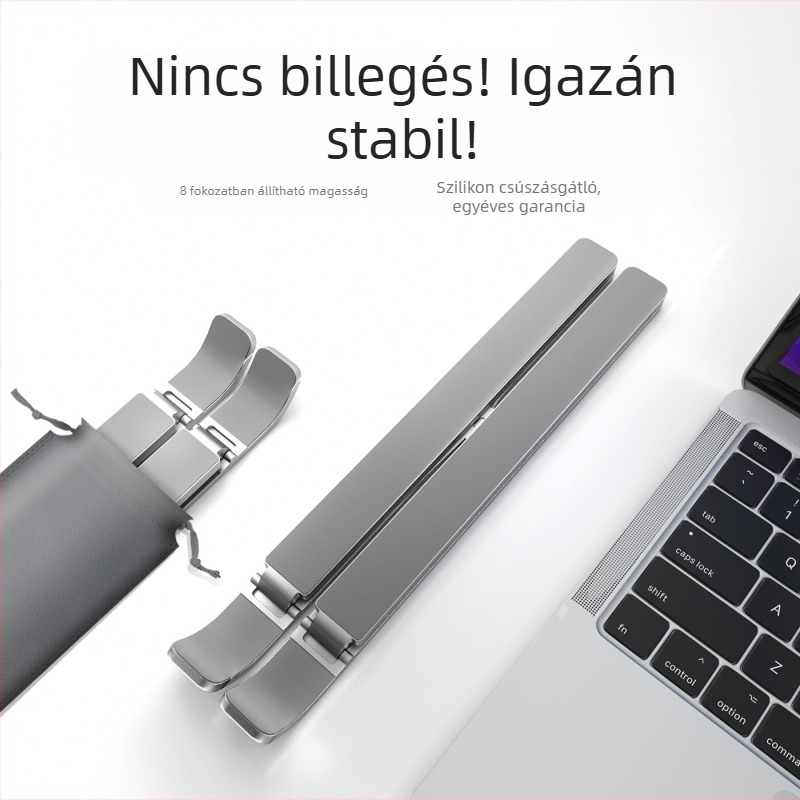 M3 sorozat alumínium ötvözetes laptop állvány hűtőfunkcióval