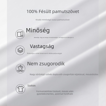 Férfi vékony pamut hosszú ujjú felső, kerek nyakú, alsó réteghez, őszi–téli szezon, karcsú szabás, sokoldalú.