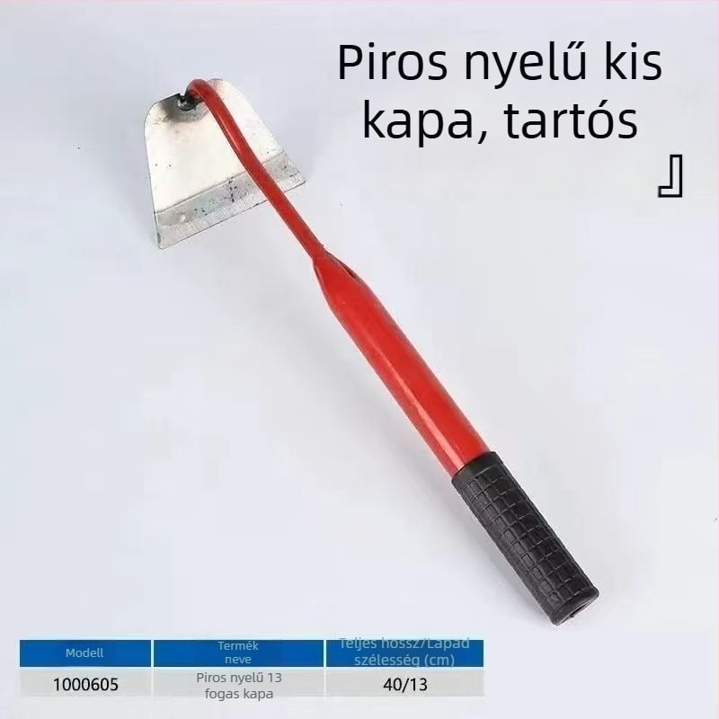 Multifunkcionális kis kerti kapa gyomirtáshoz és virágágyásokhoz, hordozható kerti eszköz